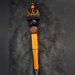 Luxury Orange and Black Designer Pen
